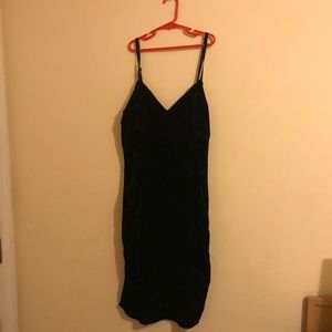 black velvet dress